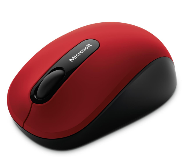 MICROSOFT Mysz MICROSOFT Bluetooth Mobile Mouse 3600 - PN7-00013 CZERWONA - 392045 - zdjęcie 3